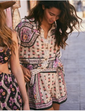 Пляжная туника-рубашка Agua Bendita 12823 CHRISSY AGUJA, Цвет: белый, Размеры: S, изображение 4