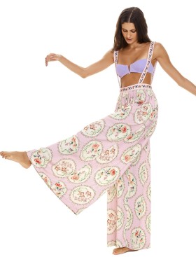 Пляжные брюки свободного кроя Agua Bendita 13167 KENNER KORIN, Цвет: розовый, Размеры: M, изображение 5