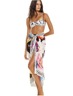 Пляжное парео Agua Bendita 13186 MARINE GLEAM, Цвет: белый, Размеры: UN, изображение 3