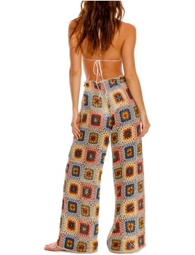 Ажурные пляжные брюки Agua Bendita 15191 ROOTS HARVEST, Цвет: белый, Размеры: M, изображение 3