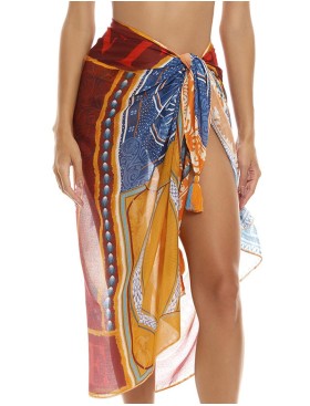 Пляжное парео Agua Bendita 8239 MARINE ARABELLA, Цвет: синий, Размеры: UN