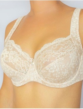 Бюстгальтер с подкроем Albina L AMANDA 7008 серебристый пион, Цвет: серебристый пион, Размеры: 85F