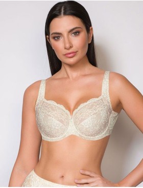 Бюстгальтер с подкроем Albina L AMANDA 7008 серебристый пион, Цвет: серебристый пион, Размеры: 85F, изображение 2