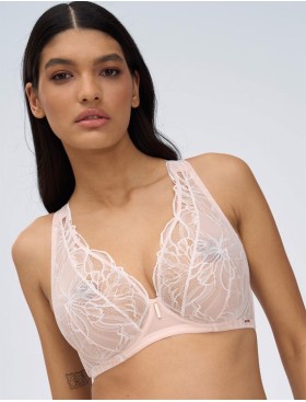 Бюстгальтер на большую грудь Alles FIZZY DELIGHT M plus bralette бежевый, Цвет: бежевый, Размеры: 70I, изображение 3
