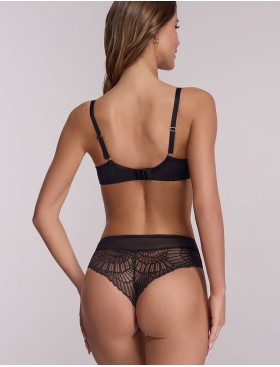 Кружевной бюстгальтер бралетт Ava DELIGHT 2200 M black, Цвет: черный, Размеры: 65H, изображение 8