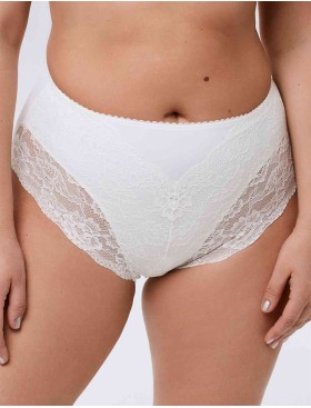 Высокие трусы слипы Elli 420 молоко, Цвет: молоко, Размеры: XL