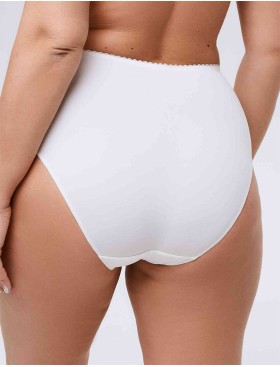 Высокие трусы слипы Elli 420 молоко, Цвет: молоко, Размеры: XL, изображение 3