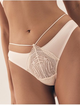 Трусы стринги Esotiq BONITA 42536 пудровый, Цвет: пудровый, Размеры: M