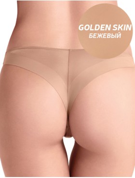 Трусики бразилиана Lormar SHINE brasiliana golden skin, Цвет: golden skin (беж), Размеры: M, изображение 3