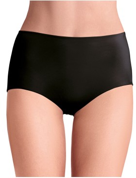 Высокие гладкие трусы Lormar ULTRA culotte nero, Цвет: nero (черный), Размеры: M, изображение 3