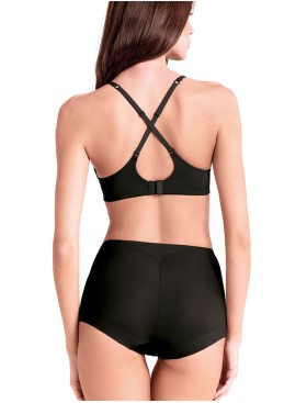 Высокие гладкие трусы Lormar ULTRA culotte nero, Цвет: nero (черный), Размеры: M, изображение 5