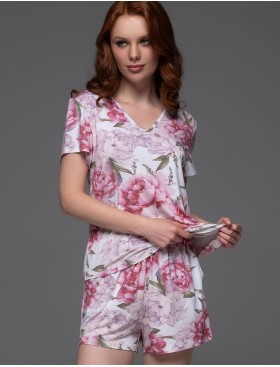 Трикотажная пижама с шортами Mia-Amore ABBEY 5552, Цвет: мультицвет, Размеры: 3XL