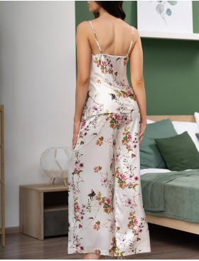 Шёлковый комплект-тройка Mia-Amore VIKKI 4636, Цвет: молочный, Размеры: 3XL, изображение 4