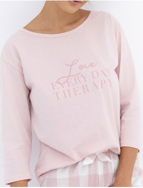 Хлопковая пижама Sensis ANNABELLE, Цвет: розовый, Размеры: L, изображение 4