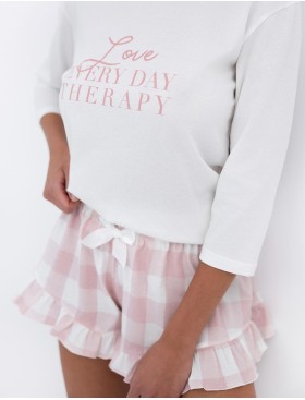 Женская пижама из хлопка Sensis EMILY, Цвет: розовый, Размеры: L, изображение 4