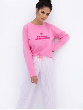 Хлопковая пижама с брюками Sensis MALAYA, Цвет: розовый, Размеры: L