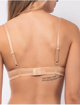 Комплект Sielei ANIMALIER 77347 пуш-ап + бразилиана skin, Цвет: skin (бежевый), Размеры: 70B, изображение 4
