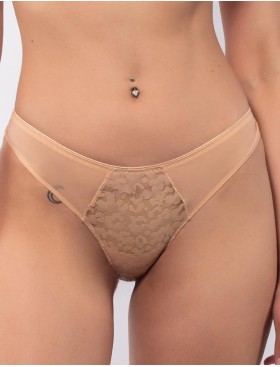 Комплект Sielei ANIMALIER 77347 пуш-ап + бразилиана skin, Цвет: skin (бежевый), Размеры: 70B, изображение 5