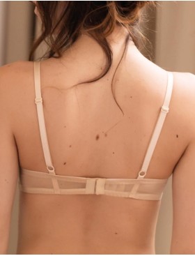 Комплект Sielei ANIMALIER 7736+7735 триангул + слипы skin, Цвет: skin (бежевый), Размеры: 90B, изображение 3