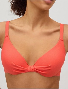 Пляжный бюстгальтер Ysabel Mora ISLA ROSSA 82995, Цвет: коралл, Размеры: 75B