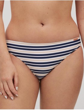 Полосатые плавки низкие Ysabel Mora SANTANTICO 82936, Цвет: тёмно-синий/белый, Размеры: S