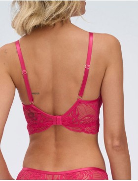 Кружевной бюстгальтер бюстье Alles EUPHORIC ROUGE M longline, Цвет: фуксия, Размеры: 65F, изображение 2