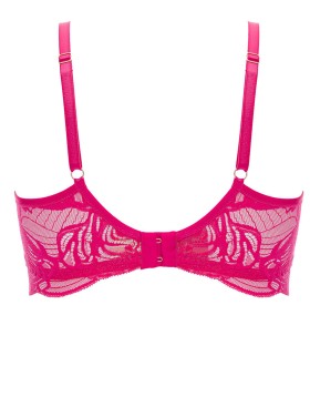 Кружевной бюстгальтер бюстье Alles EUPHORIC ROUGE M longline, Цвет: фуксия, Размеры: 65F, изображение 9