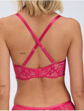 Бюстгальтер супер пуш-ап Alles EUPHORIC ROUGE super P-UP, Цвет: фуксия, Размеры: 80C, изображение 2