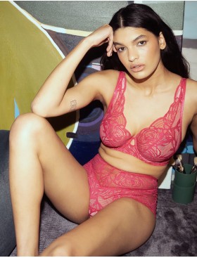 Бюстгальтер бралетт Alles EUPHORIC ROUGE M bralette, Цвет: фуксия, Размеры: 70C, изображение 7