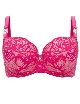 Бюстгальтер полупоролон Alles EUPHORIC ROUGE PU, Цвет: фуксия, Размеры: 90H, изображение 5