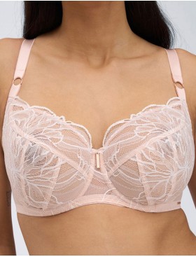 Мягкий кружевной бюстгальтер Alles FIZZY DELIGHT M бежевый, Цвет: бежевый, Размеры: 90H