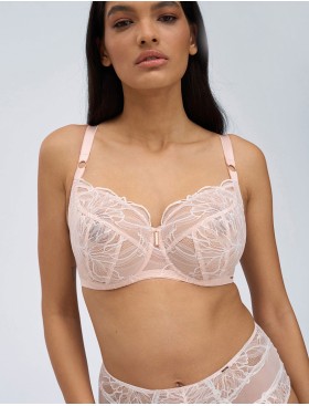 Мягкий кружевной бюстгальтер Alles FIZZY DELIGHT M бежевый, Цвет: бежевый, Размеры: 90H, изображение 3