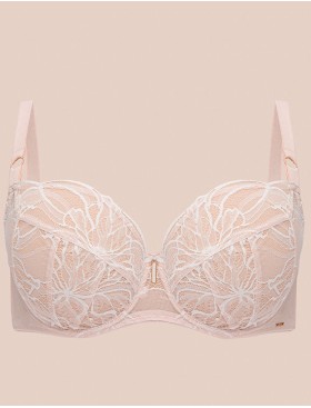 Мягкий кружевной бюстгальтер Alles FIZZY DELIGHT M бежевый, Цвет: бежевый, Размеры: 90H, изображение 6