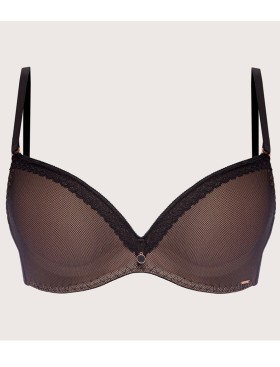 Бюстгальтер двойной пуш-ап Alles NOCTURN 03 super P-UP черный, Цвет: черный, Размеры: 70B, изображение 7