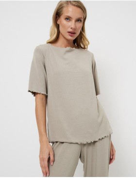 Домашний костюм с брюками Aruelle CALLIE SET, Цвет: серо-бежевый, Размеры: L