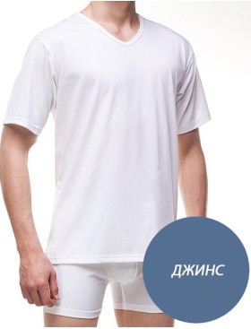 Футболка мужская Cornette 201 AUTHENTIC AU NEW джинс, Цвет: джинс, Размеры: 2XL
