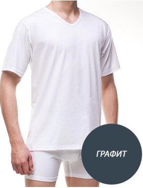 Футболка мужская Cornette 201 AUTHENTIC AU NEW графит, Цвет: графит, Размеры: L