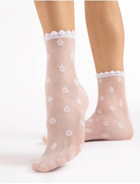 Тонкие носки Fiore 1165/G APRIL 15 den белый, Цвет: белый, Размеры: UN