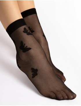 Носки женские Fiore 1166/G SUMMER 15 den чёрный, Цвет: чёрный, Размеры: UN