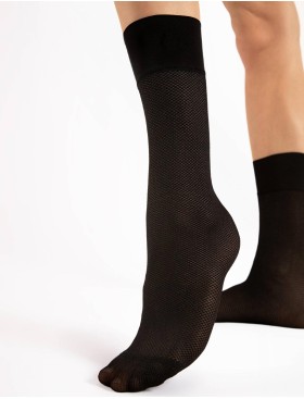 Высокие носки Fiore 1168/G FOXTROT 20 den чёрный, Цвет: чёрный, Размеры: UN, изображение 2