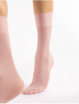 Высокие носки Fiore 1168/G FOXTROT 20 den светло-розовый, Цвет: светло-розовый, Размеры: UN, изображение 2