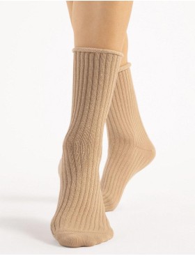 Женские хлопковые носки Fiore 1171/G TRINNY бежевый, Цвет: бежевый, Размеры: UN