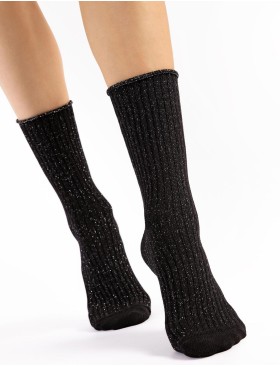 Женские хлопковые носки Fiore 1171/G TRINNY чёрный, Цвет: чёрный, Размеры: UN, изображение 2