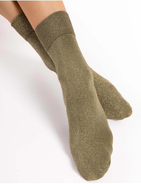 Носки женские Fiore 1178/G BRILLO 60 den хаки, Цвет: хаки, Размеры: UN