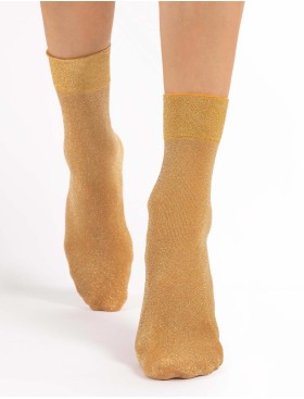 Носки женские Fiore 1178/G BRILLO 60 den золотой, Цвет: золотой, Размеры: UN