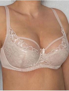 Бюстгальтер на полупоролоне Fluide ALLURE 6035 серебристый пион, Цвет: серебристый пион, Размеры: 75H, изображение 5