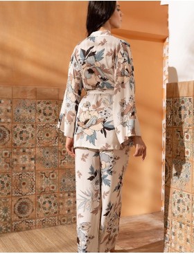 Комплект-тройка из шелковистой вискозы Mia-Amore IVIAN 5425, Цвет: пудра, Размеры: 3XL, изображение 3