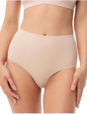 Высокие трусы бразилиана Julimex AMBER BRASIL MAXI бежевый, Цвет: бежевый, Размеры: M