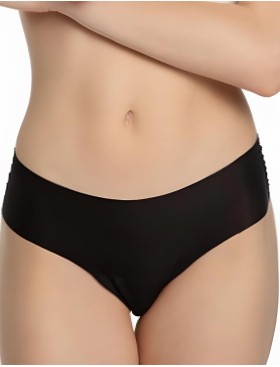 Бесшовные трусы слипы Julimex MOUSSE CLASSIC чёрный, Цвет: чёрный, Размеры: M/L