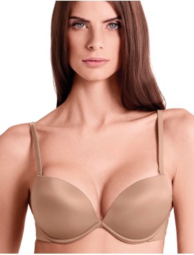 Бюстгальтер супер пуш-ап гель Lormar Double ULTRASHINE bronze skin, Цвет: bronze skin (кофе), Размеры: 65B, изображение 3